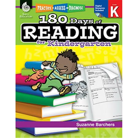 SHELL EDUCATION 180 Days Of Reading Book For Kindergarten SEP50921